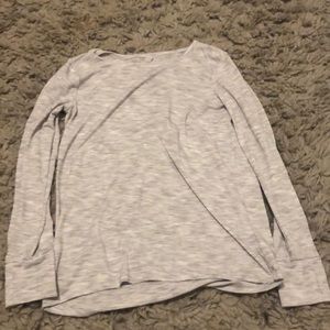 gray champion long sleeve top